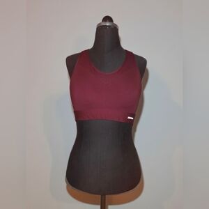Women's Burgundy Sports Bra